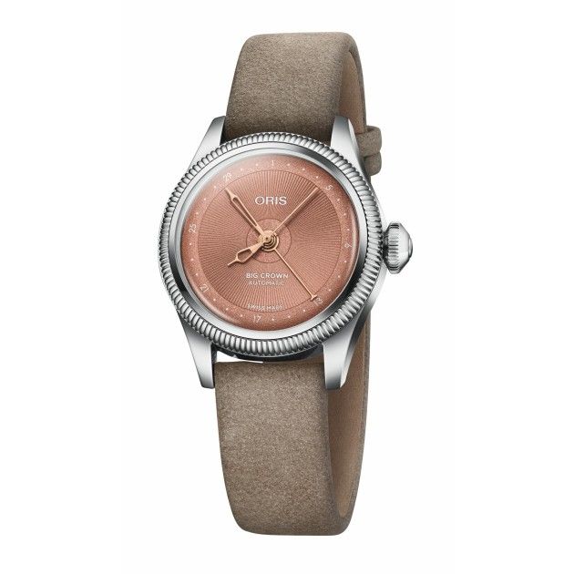 Rel�gio Oris 01 534 7804 4052-07 5 14 02 Big Crown Rosa