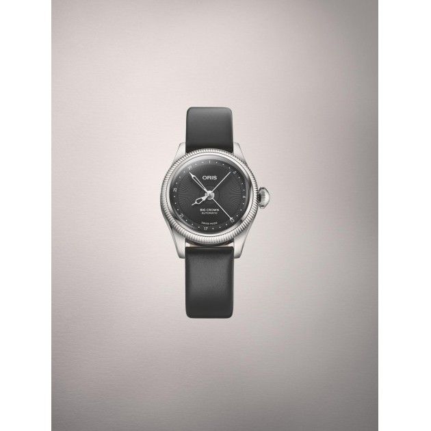Oris 01 534 7804 4054-07 5 14 01 � Big Crown Pointer Date Autom�tico com Mostrador Preto e Bracelete